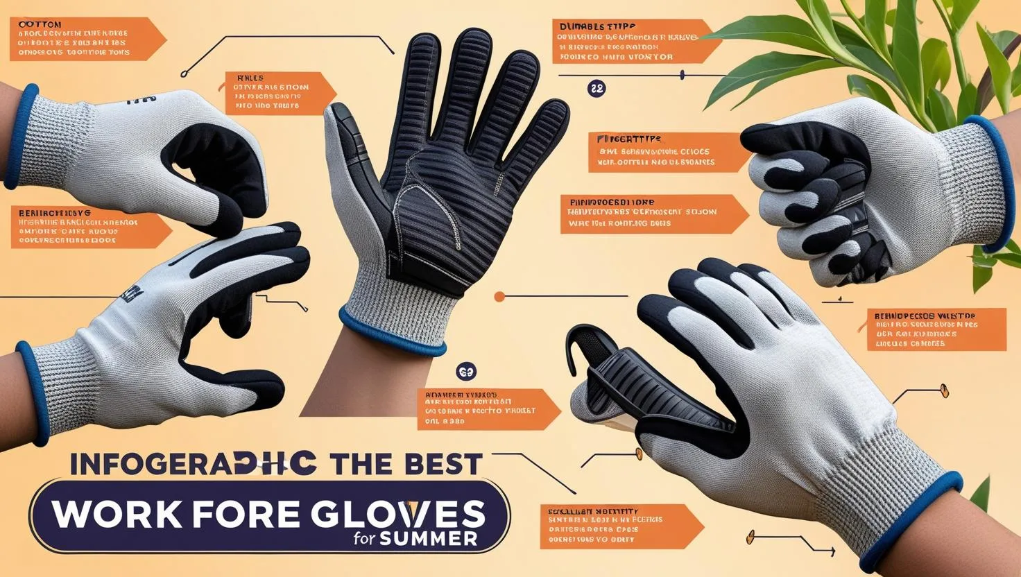 Una guía de los mejores guantes de trabajo para el verano Mejores guantes de trabajo para verano