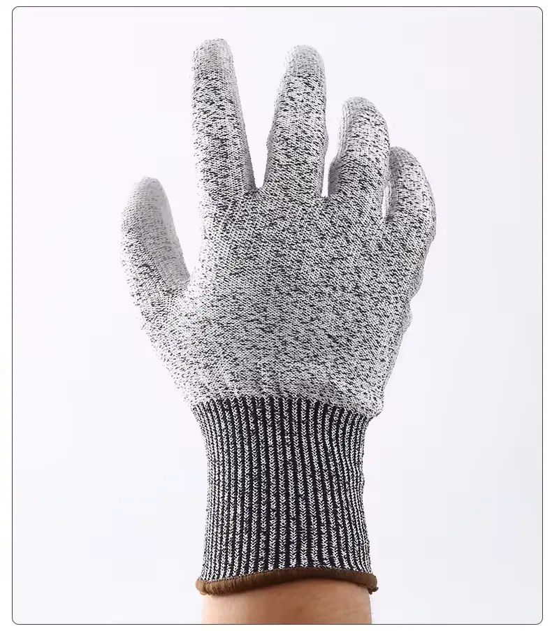 Wholesale Anti-Slip Safety Gloves Anti-Cut Mechanic Work Gloves Anti-Static Feature for Gardening Industrial Use PU Material1