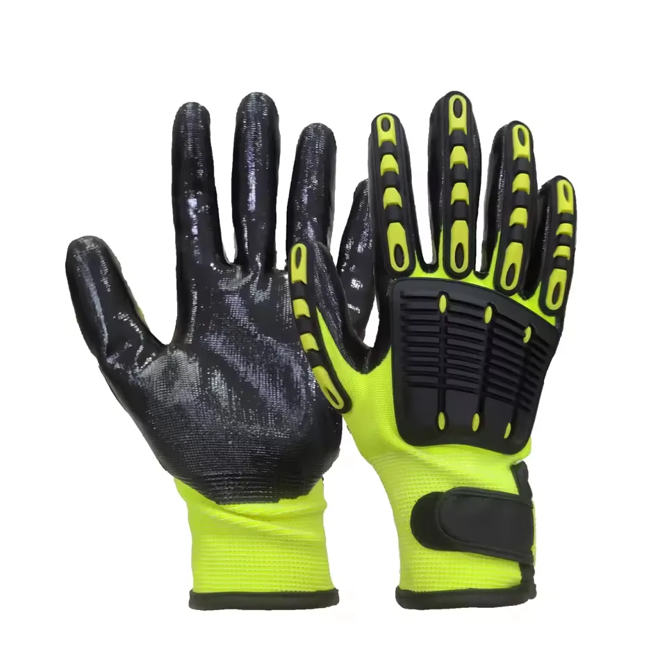 Nitrile Coated High-Impact Safety Gloves