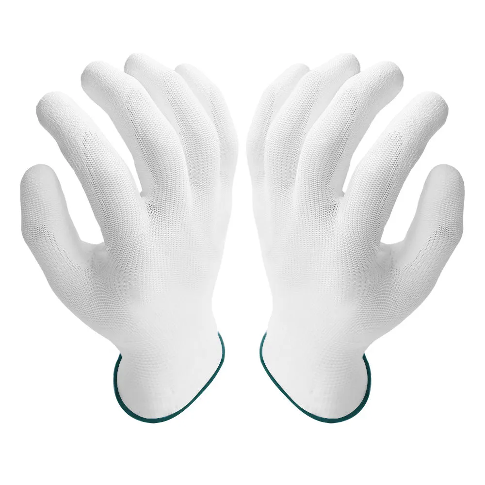 O Futuro da Indústria de Proteção das Mãos: Tendências Globais do Mercado, Resiliência da Cadeia de Suprimentos e Disrupção Tecnológica Luvas de Trabalho Respiráveis por Atacado Antiderrapantes Antiestáticas com Revestimento de PU, Nylon e Algodão Certificação EN388 Luvas Revestidas para Jardim