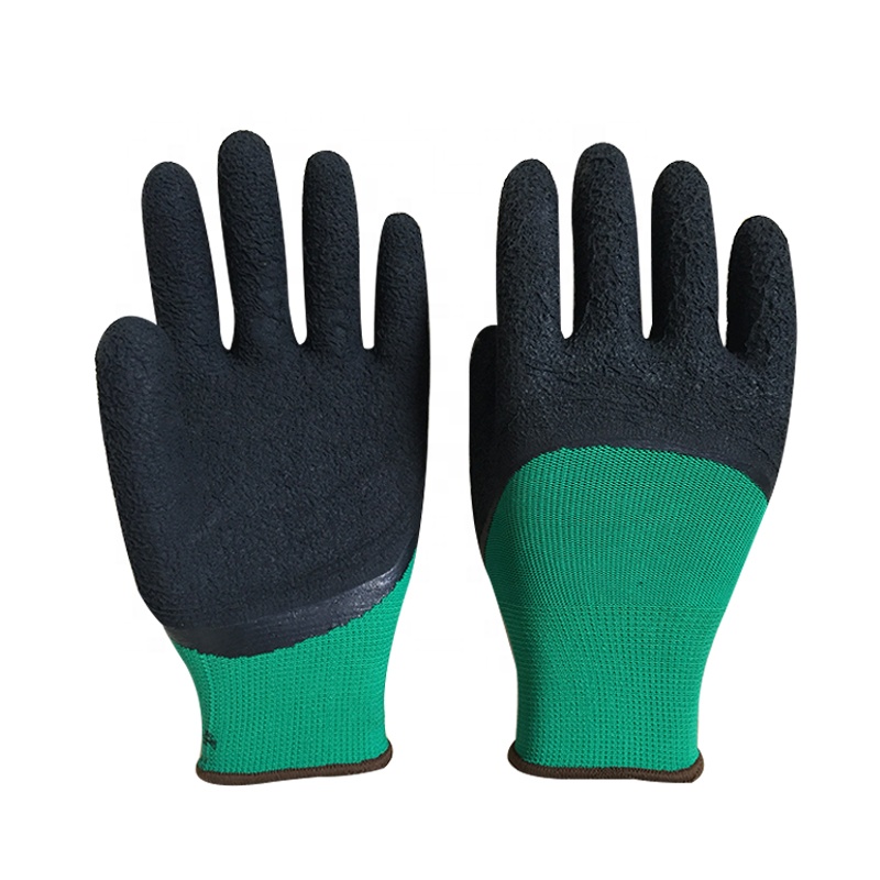 13G Polyester with 3/4 Dipped Foam Latex Coated Work Gloves