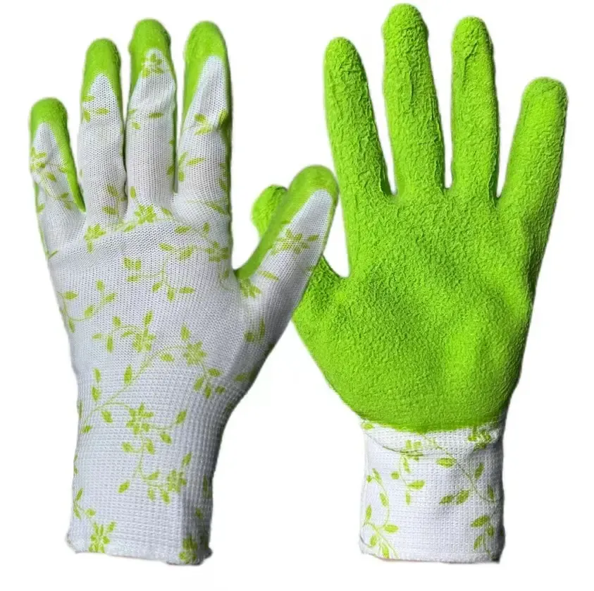 Summer Women Gardening Work Gloves Floral Printing