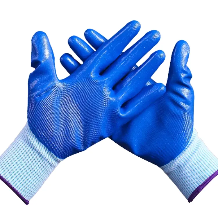 Oil Resistant Nitrile Coated Work Gloves