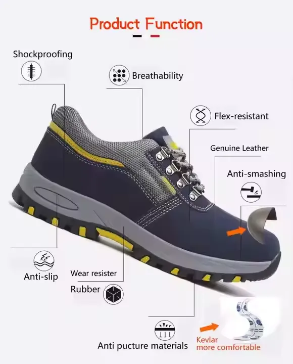 Hot Selling Cheap Steel Toe Safety Shoes Electric Welders Shoes Price Dropshipping Leather Work Safety Shoes2