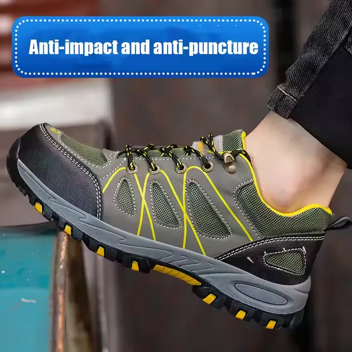 Lightweight Safety Shoes Wholesale Cheap Price Industria Steel Toe Safety Shoes for Men and Women1