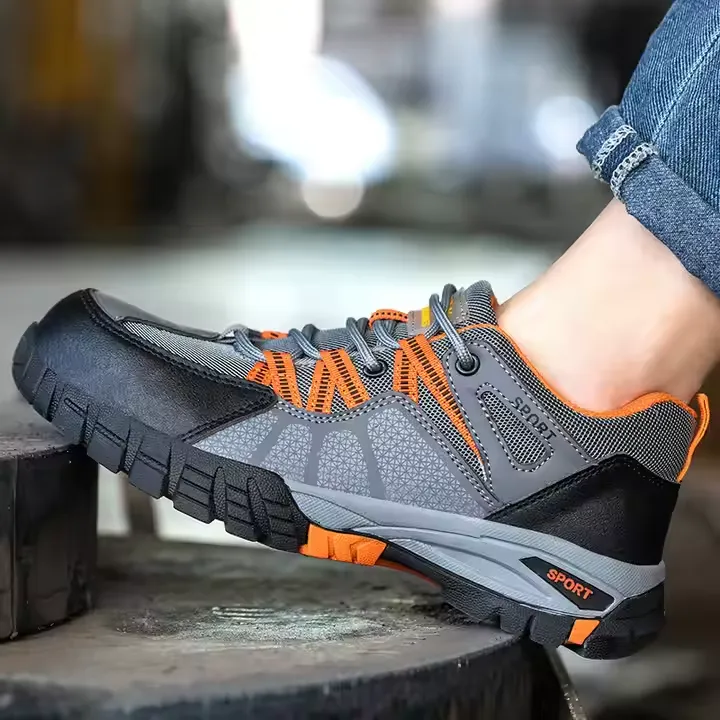 Lightweight Safety Shoes Wholesale Cheap Price Industria Steel Toe Safety Shoes for Men and Women2