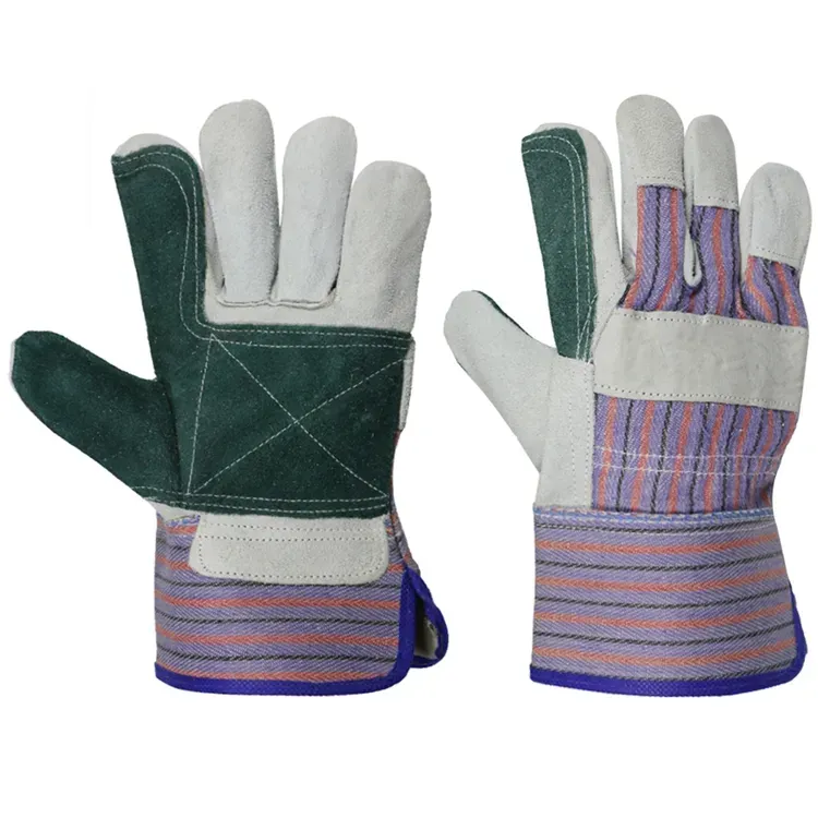 High Performance Cowhide Split Leather Working Gloves